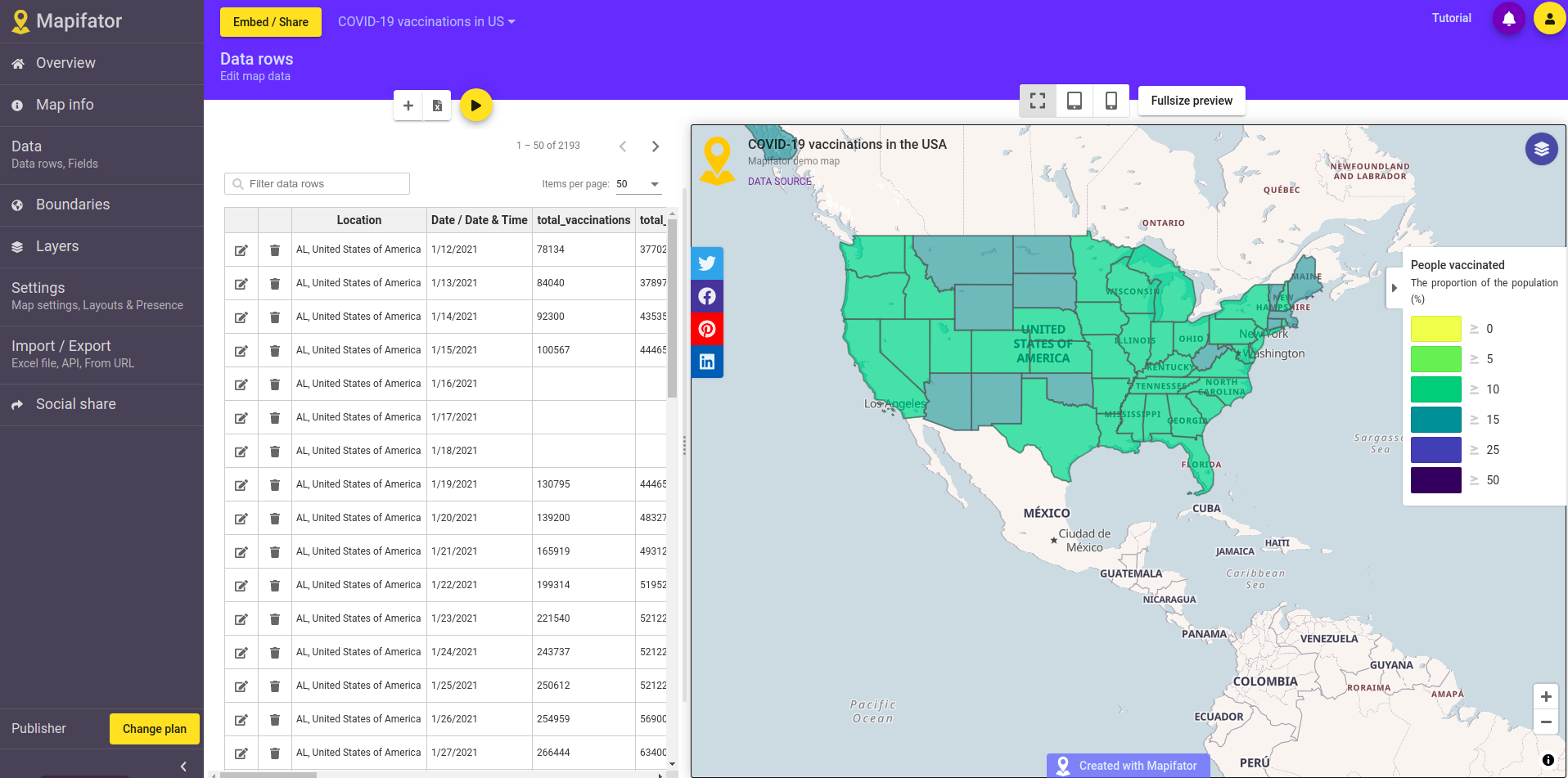 Choropleth map editor tutorial